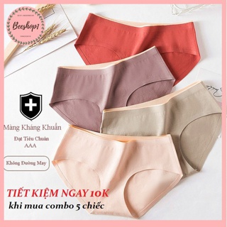 Quần lót cotton không đường may, quần lót nữ không viền xuất Nhật QC57