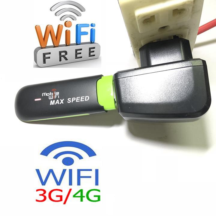 Router usb phát sóng wifi di động Max Speed - Wifi tốc độ 3g 4g cho nhiều thiết bị kết nối cùng lúc