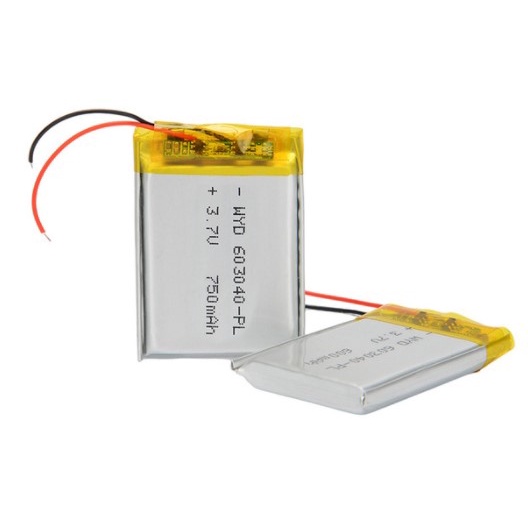 Pin Lithium - Ion 3.7V 603040 750mah