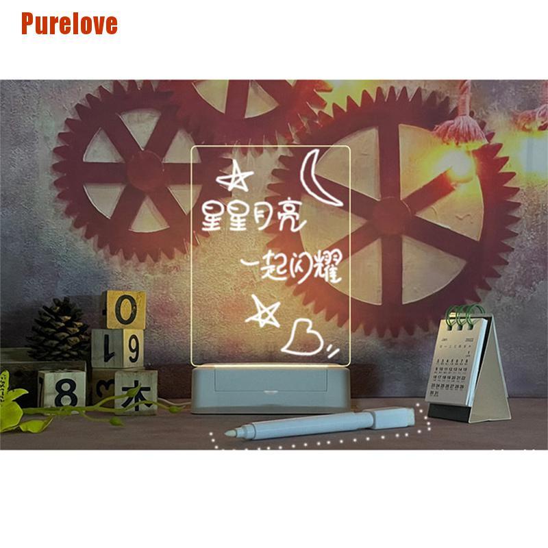 Bảng Ghi Chú Với Đèn Led Đáng Yêu