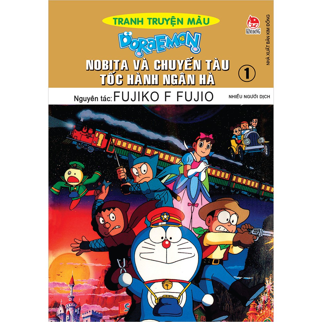 Combo _ Doraemon tranh truyện màu _ Nobita và chuyến tàu tốc hành ngân hà ( 2 Tập )