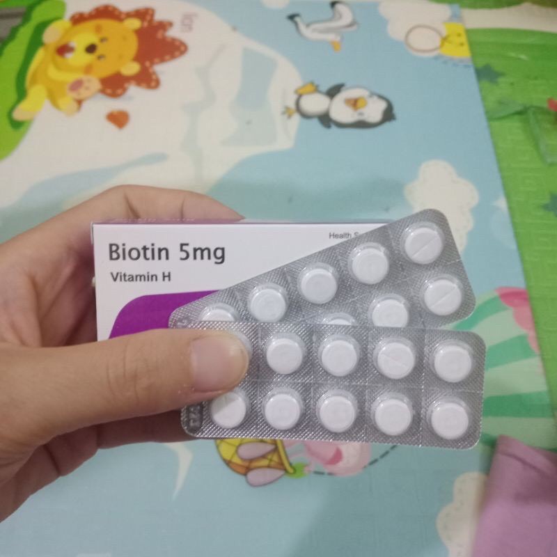 Viên uống BIOTIN 5MG - VITAMIN H cho tóc khỏe,da đẹp