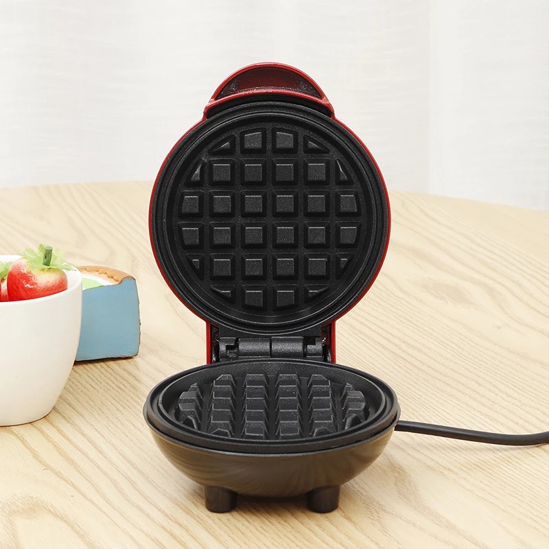 Nồi Nướng Bánh Waffle Điện Tử Mini 110v Tiện Dụng