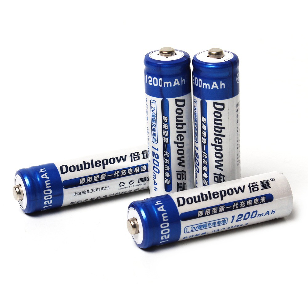 Bộ 8 viên pin tiểu sạc Doublepow AA 1200mAh