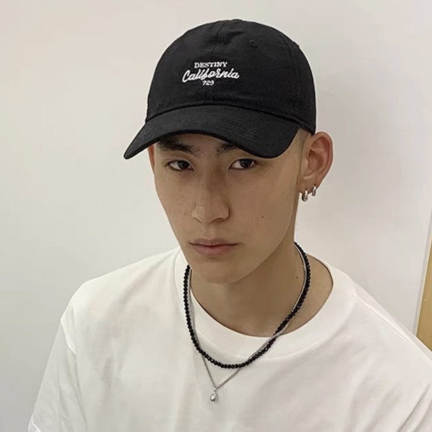 MG STUDIO/“789”letter embroidered hats