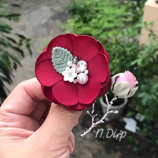 Hoa cài áo handmade