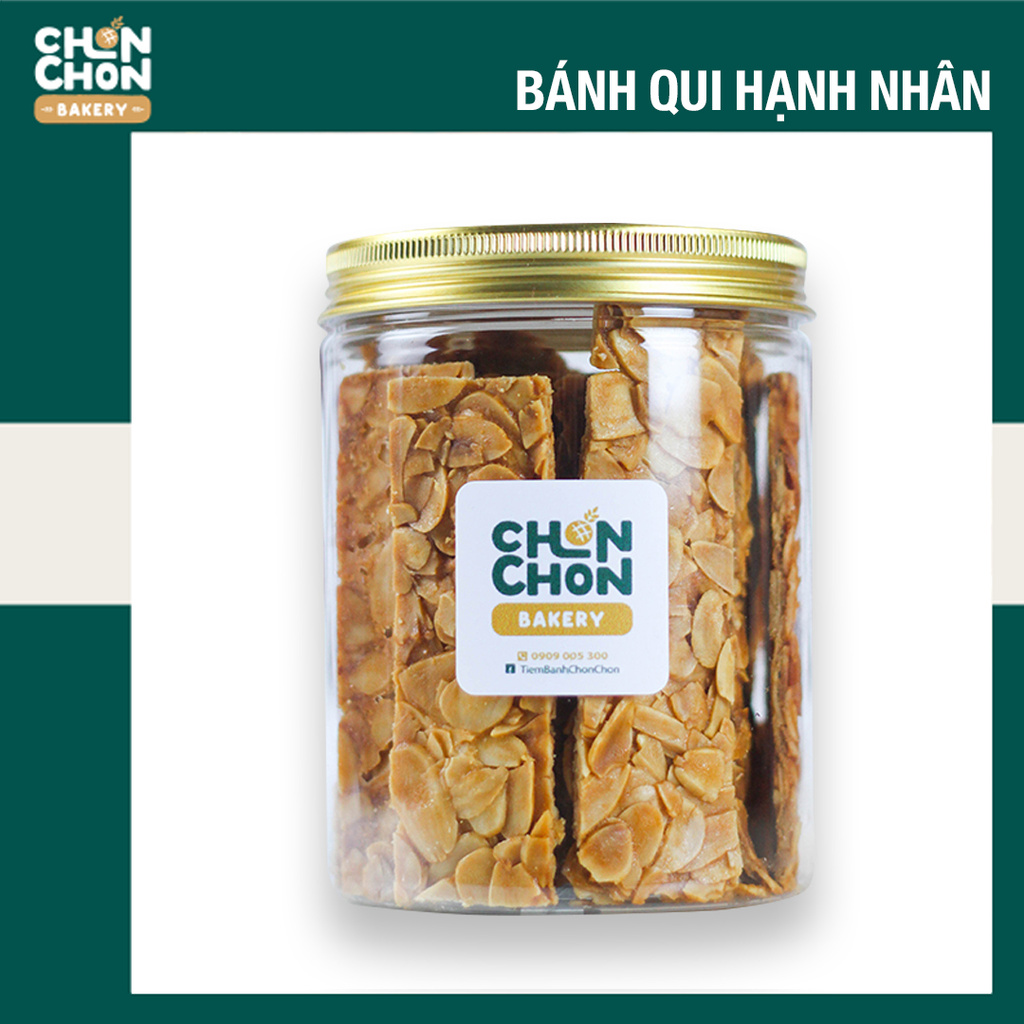 ⚡[FREESHIP 1 ĐỔI 1]⚡ Bánh Ngói Hạnh Nhân giảm cân nhanh Chon Chon Bakery 150g Biscotti ăn kiêng Eat Clean Keto