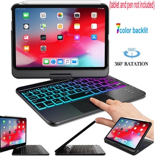 Bàn Phím Touchpad Dành Cho iPad mini 6 mini 7 8.3 Inch 2021 Đèn Nền Bluetooth Không Dây trackpad Bàn Phím Vỏ Bao Da