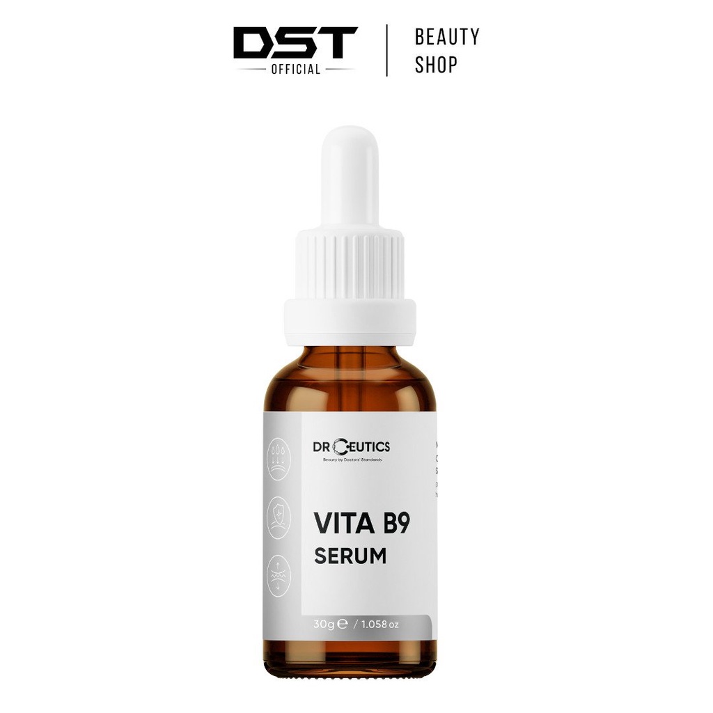 DRCEUTICS Tinh Chất Vitamin B9 DrCeutics Hỗ Trợ Quá Trình Phục Hồi Và Cấp Ẩm Cho Da