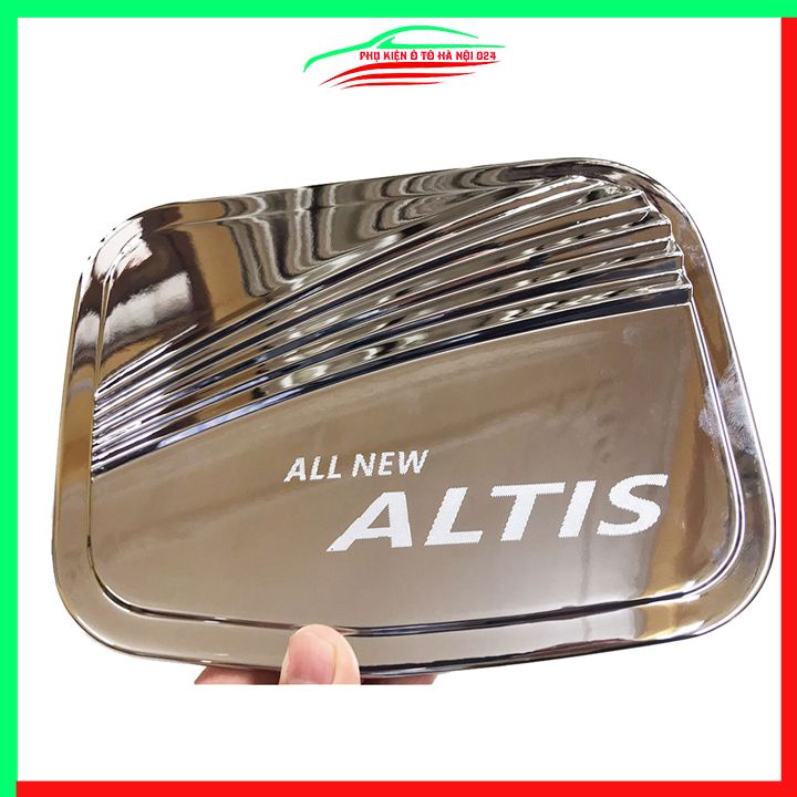 Ốp nắp xăng Altis 2016-2021 mạ crom bảo vệ chống trầy trang trí ô tô