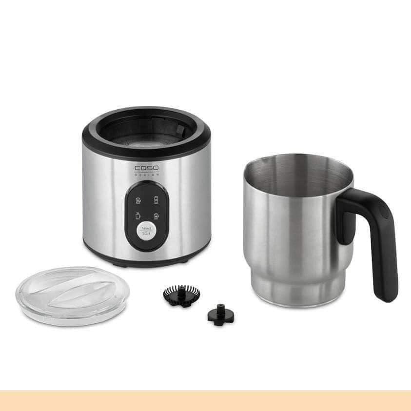 Máy Tạo Bọt Sữa Caso 1666 Crema & choco màu bạc