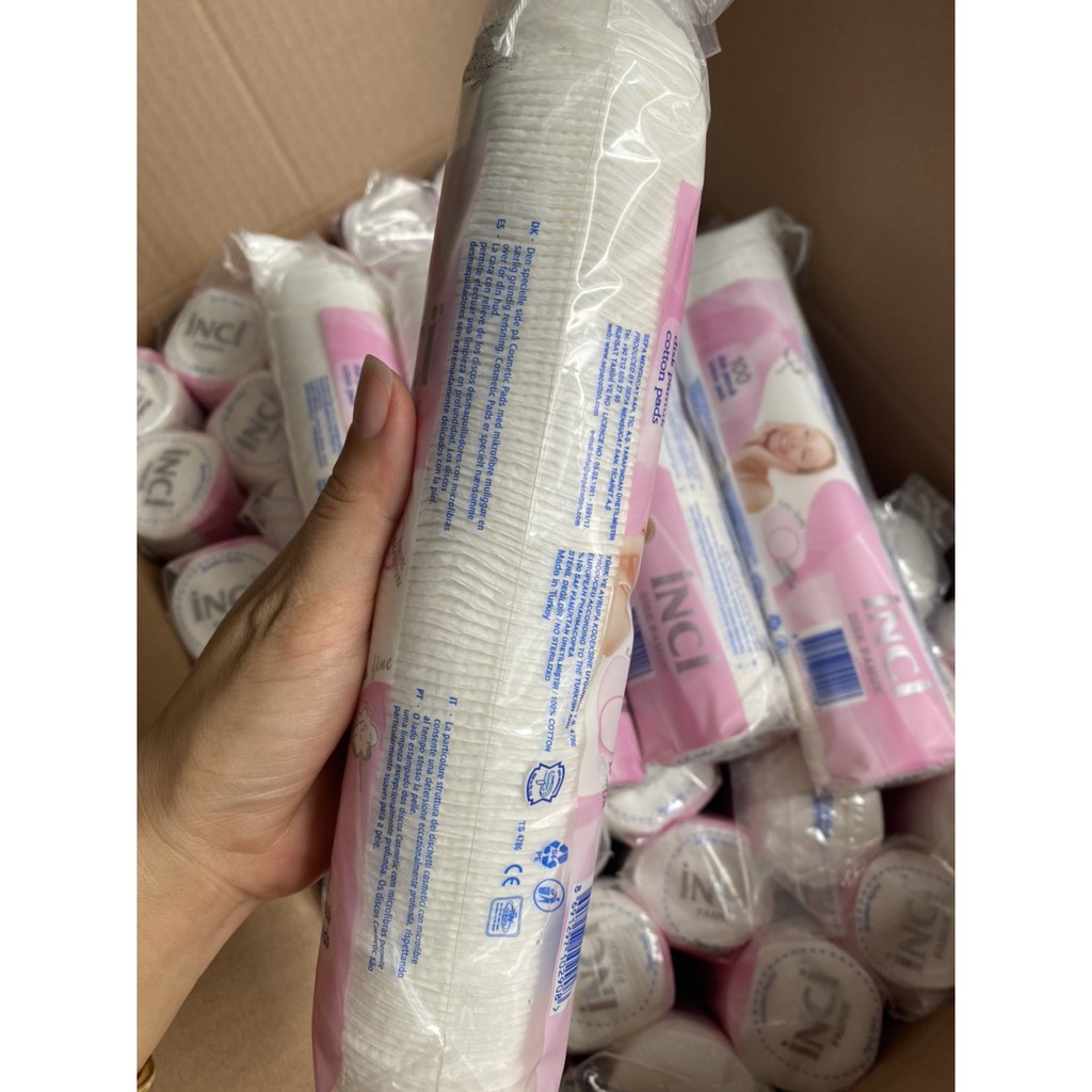 [ Chính Hãng ] Bông Tẩy Trang Inci Thổ Nhĩ Kỳ 70 / 100 / 150 miếng
