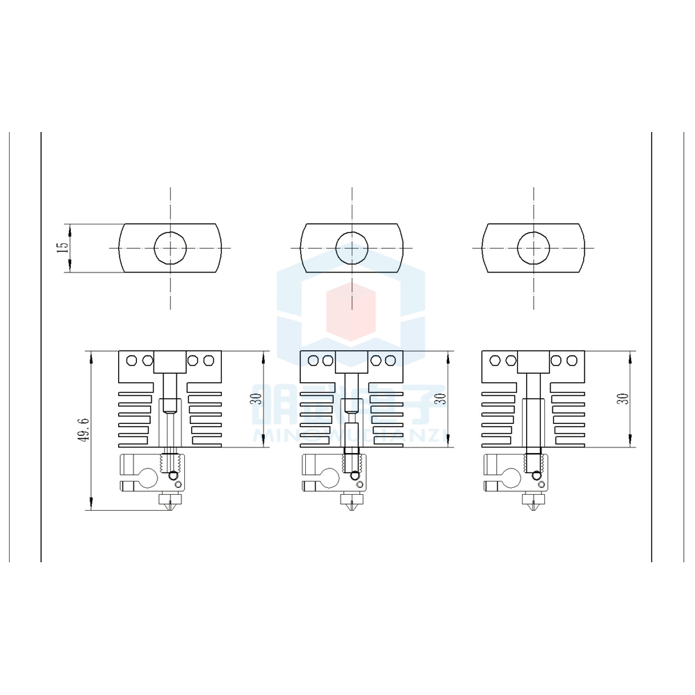 Đầu vòi phun máy in 3d cr 8 cao cấp tiện lợi