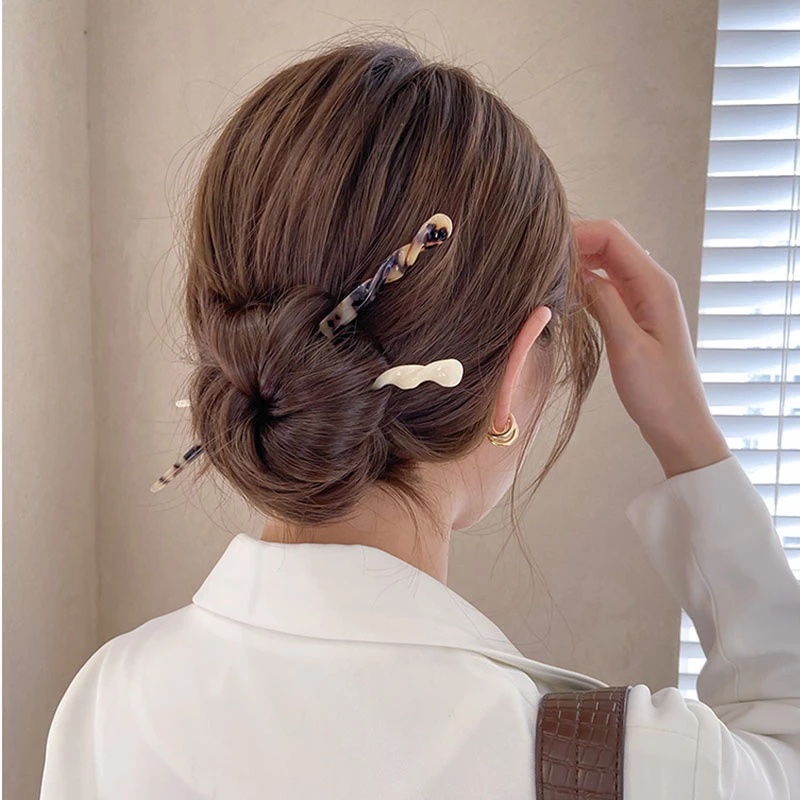 Trâm Cài Tóc Dài 18cm Họa Tiết Da Báo Phong Cách Trung Hoa Thời Trang Cho Nữ