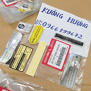 tem thông số dream thái - chính hãng