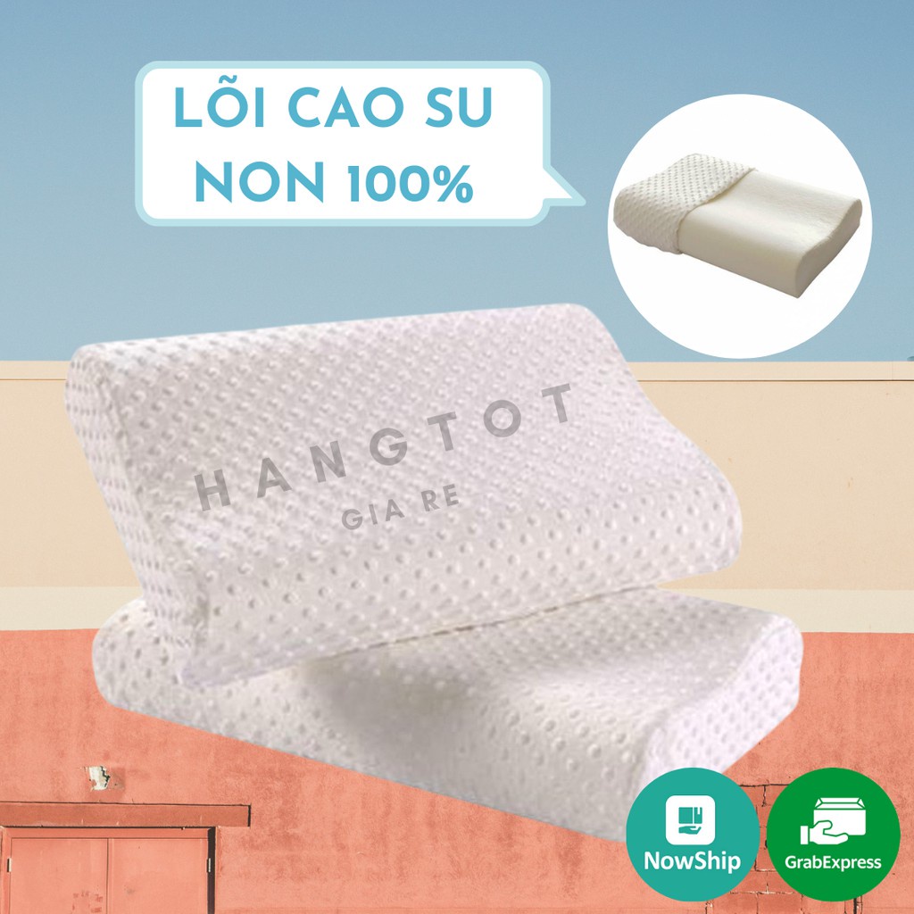 Gối Cao Su Non Chống Đau Cột Sống Dành Cho Người Hay Ngủ Ngáy miDoctor (Có Chọn Màu) Kích Thước 50 x 30 x 10cm