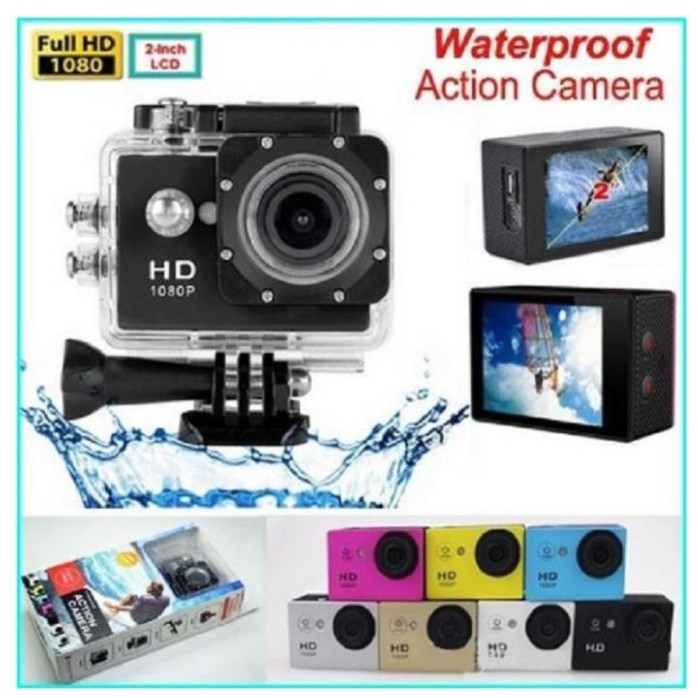 Camera Máy Ảnh,Máy Quay Phim,Camera Hành Trình Thể Thao Sport A9 Full HD 1080P