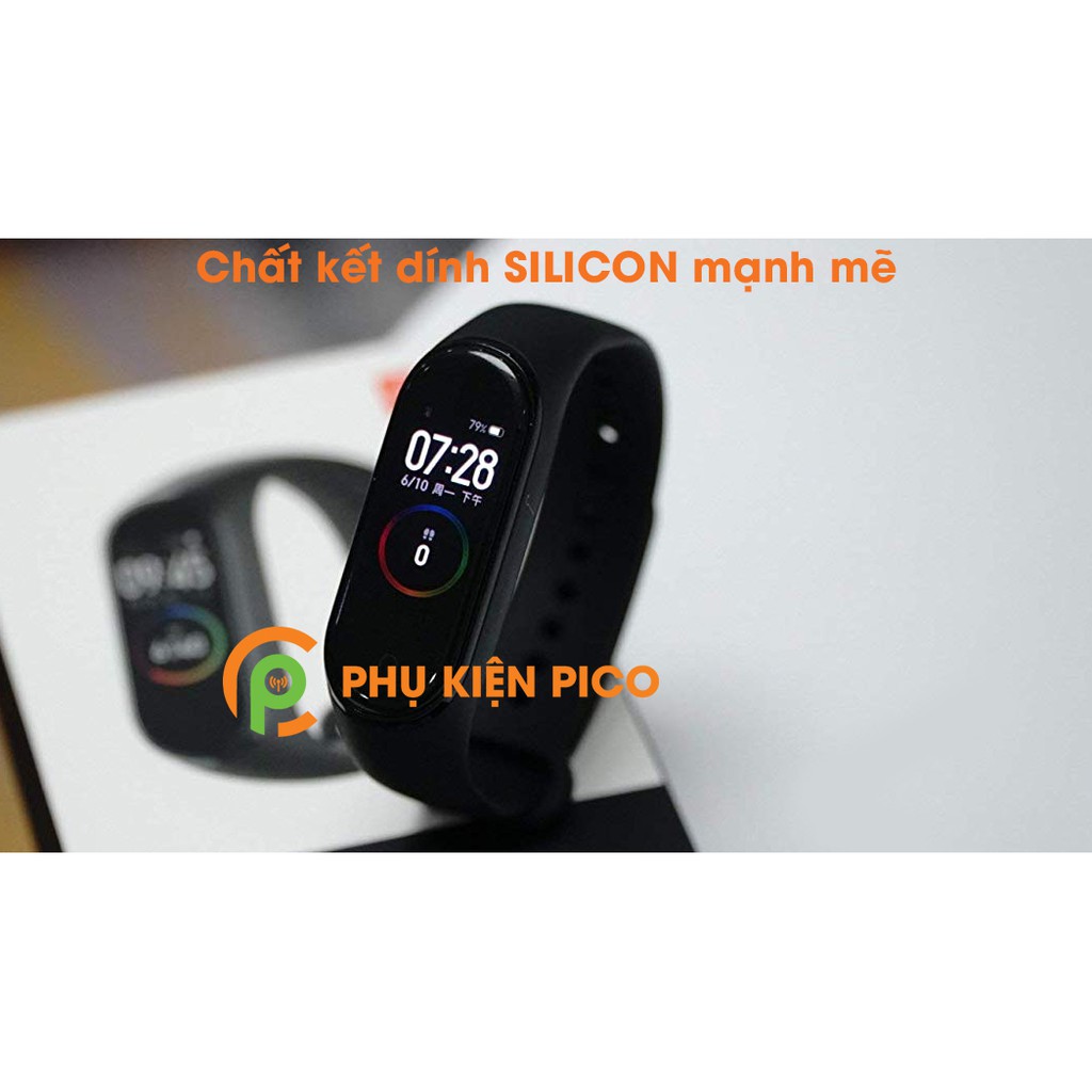 Dán màn hình Mi Band 4 bộ 2 miếng full màn hình dẻo trong suốt PPF tự phục hồi vết xước - Dán dẻo Mi Band 4