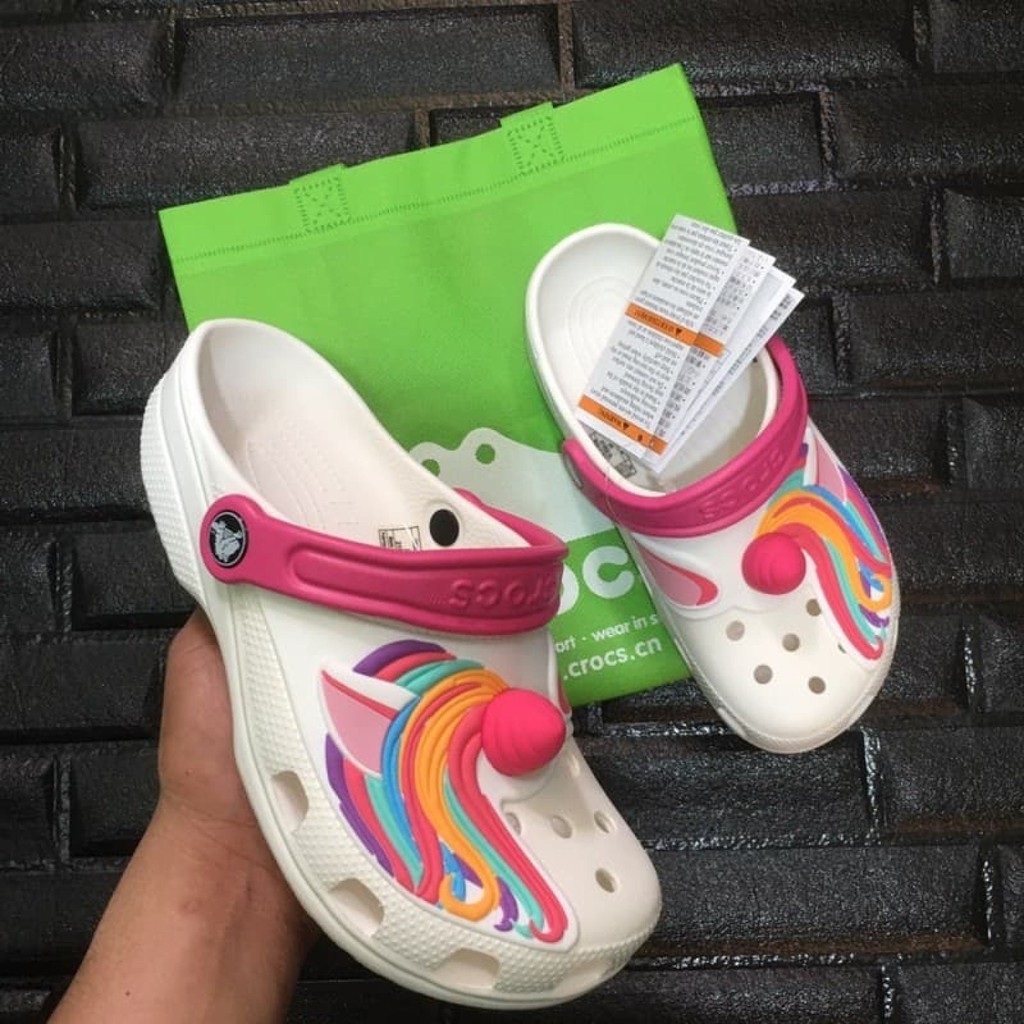 dép sục cho bé trai và bé gái, dép cross cá mập shark và kì lân cho bé từ 2 đến 15 tuổi