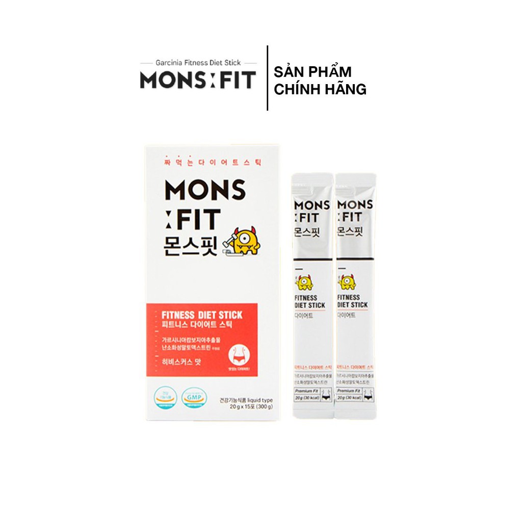 [COMBO CHÍNH HÃNG TẠI HOA XINH] Giảm Cân Monsfit Fitness Diet Stick (HỘP/15 tuýp) - Nhập Khẩu Hàn Quốc | BigBuy360 - bigbuy360.vn