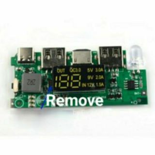 Mạch sạc pin dự phòng QC3.0 bản không giới hạn dung lượng pin