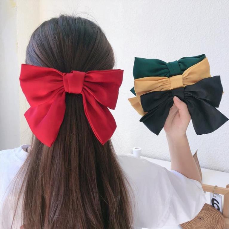 Korea Bowknot Hair Clip for Women Girls Sweet Ponytail Hair Accessories T7B98PKNU98