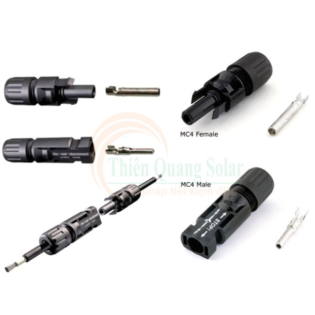 Đầu nối MC4 1000V DC hãng LEADER