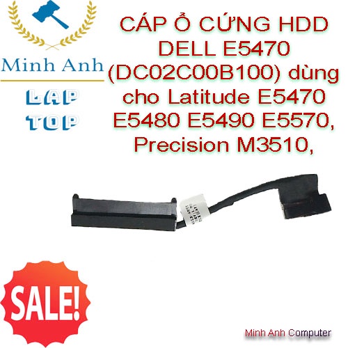 Thay thế cáp ổ cứng laptop dell latitude E5470-E5480 thay thế E5490 E5570 và M3510