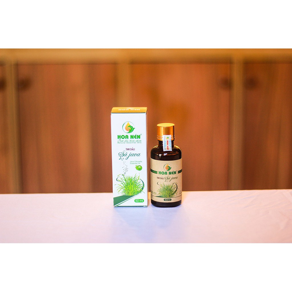 Tinh dầu sả java 50ml - Hoa Nén - Khử mùi, đuổi muỗi, côn trùng