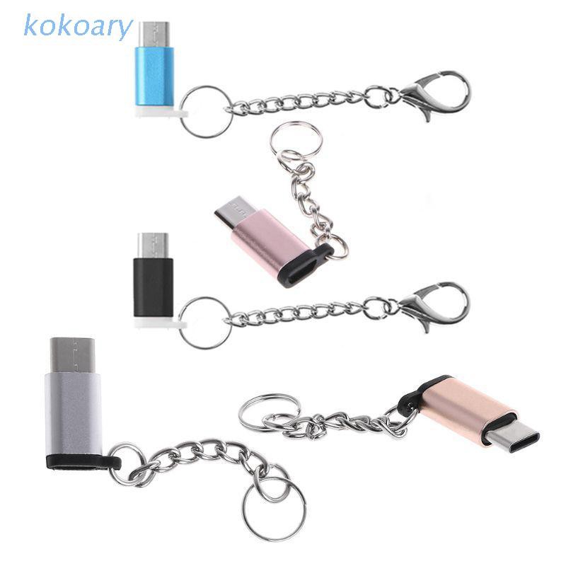 Đầu Chuyển Đổi Usb-C Usb 3.1 Loại C Có Móc Khóa Chống Thất Lạc