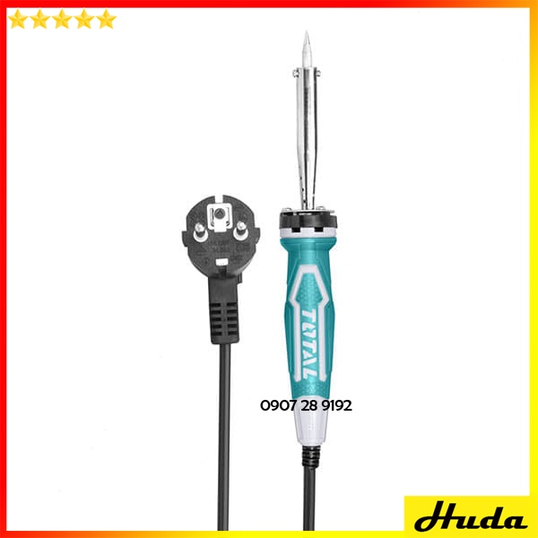 Mỏ hàn chì điện Total 40-60-100W đầu thẳng hoặc cong làm nóng nhựa thông thiếc 220-240v TET1406 TET1606 TET10006 TET2606
