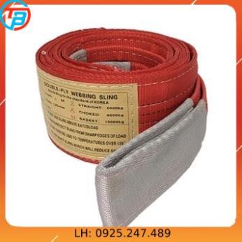 Dây Cáp Vải Cẩu Hàng - Hệ số 5:1 - Loại 5 Tấn - Đủ size