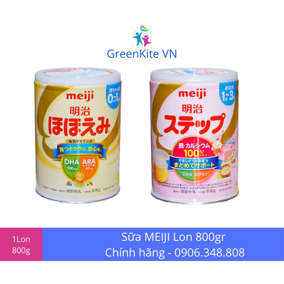 Sữa Bột MEIJI Lon 800g - Sữa Bột Nhật Bản