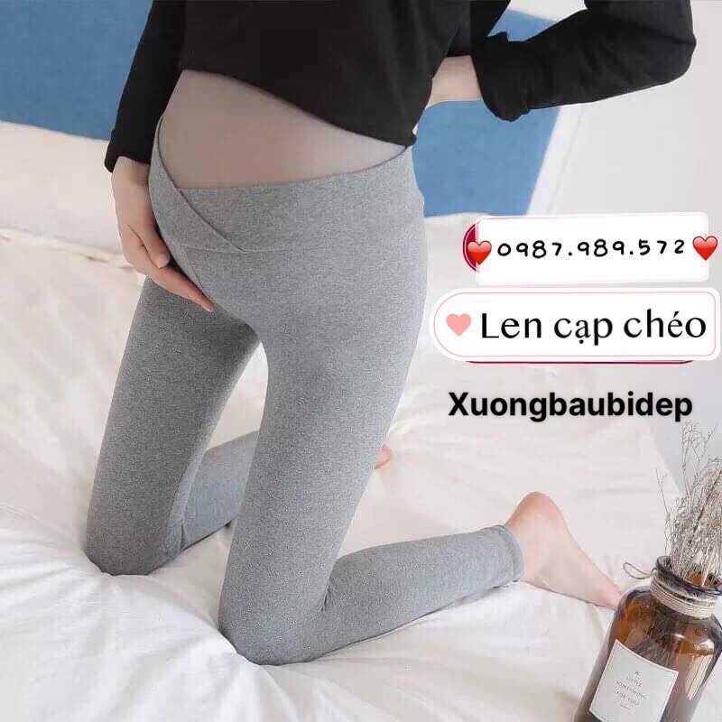 Quần bầu cạp chéo - Len