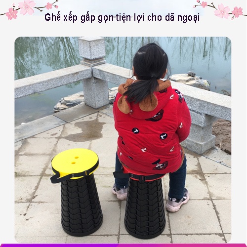 Ghế xếp gấp gọn thuận tiện cho việc di chuyển khi đi du lịch cắm trại