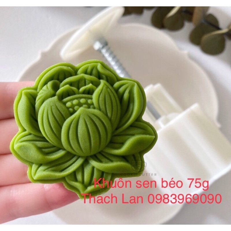 Khuôn lò xo 75g sen béo 1 nhấn 1 mặt