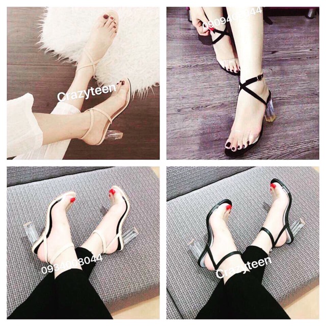 Thanh lý giày sandal cao gót boots nhiều mẫu size 35 cực đẹp
