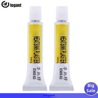 [NEW]2pcs STARS-922 Heatsink Plaster Thermal Silicone Adhesive Cooling Paste