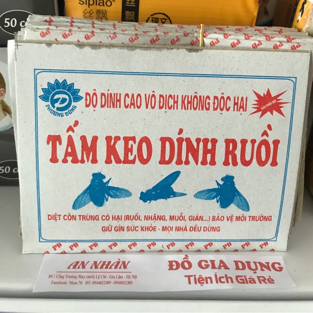 [hot] 20 tấm keo dính ruồi - độ dính cao vô địch không độc hại