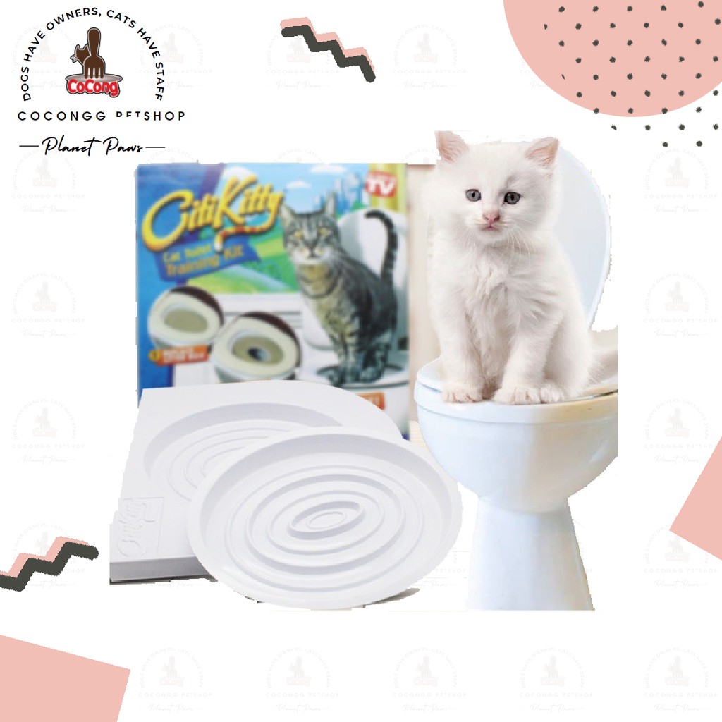 Bộ Huấn Luyện Đi Vệ Sinh Cho Mèo CityKitty ♥️ FREESHIP ♥️ giảm giá 10k khi nhập | THUCANMEO | Cocongg Petshop