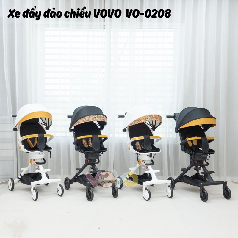 Xe đẩy đảo chiều gấp gọn Vovo VO 0208