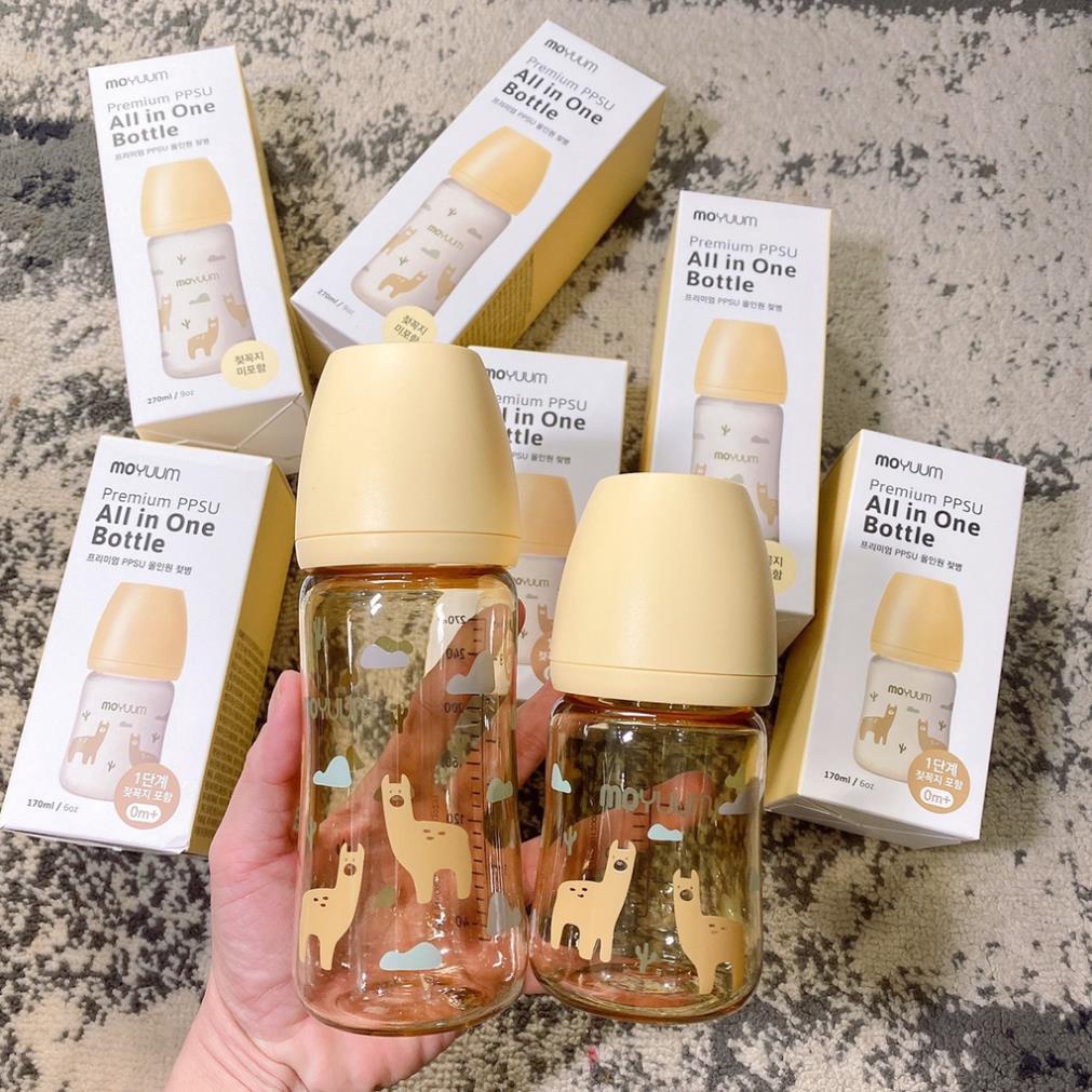 [CHÍNH HÃNG] Bình Sữa Moyuum Lạc Đà Hàn Quốc 170ml, 270ml