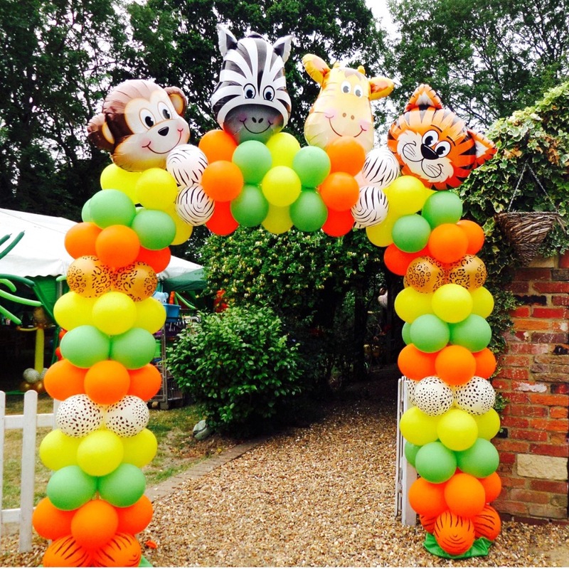 Bong bóng helium tạo hình động vật 45x35cm trang trí đa năng