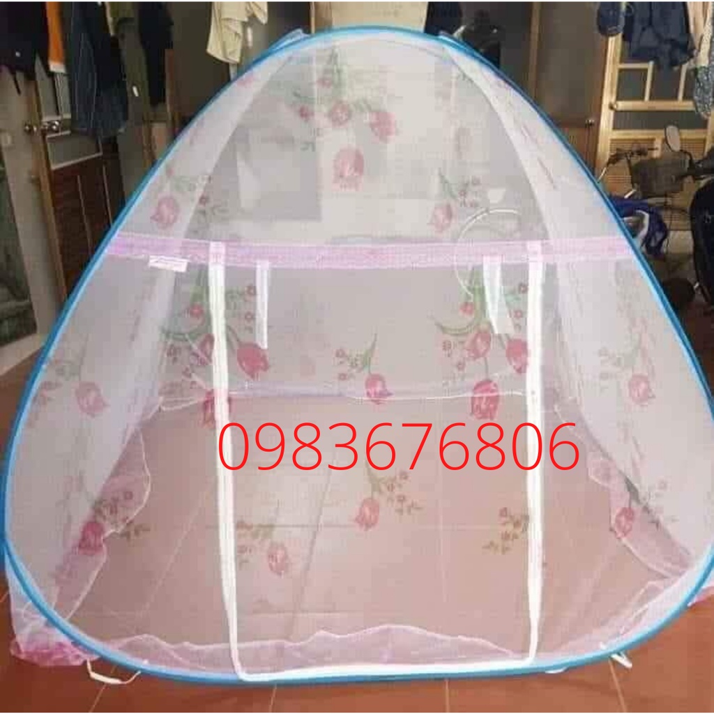 Màn Chụp Tự Bung Đỉnh Chóp Kích Thước 1,2×2m Chống Muỗi Côn Trùng Cắn Tiện Lợi Gấp Gọn Khi Đi Xa