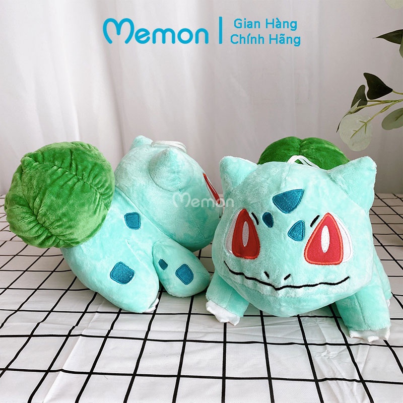 [Mã LIFEM1 giảm 50k đơn 99k] Gấu Bông Ếch Fushigidane Pokemon Cao Cấp Memon