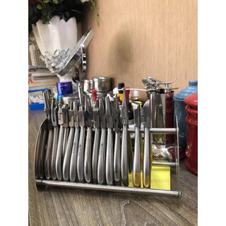 Giá để kìm khắc hình răng 2 bên