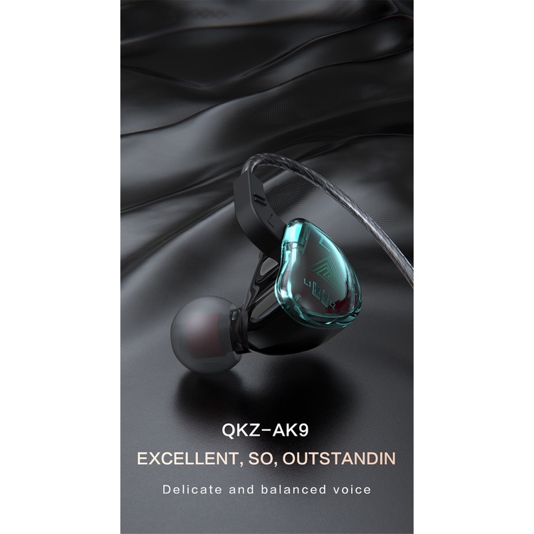 Tai Nghe Nhét Tai Chơi Game Có Dây Qkz Ak9