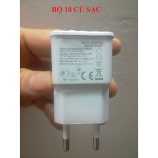 Bộ 10 củ sạc 5V - 1.5A dùng cho các dòng điện thoại Samsung, phát wifi, camera, mirco karaoke...