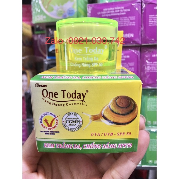 Kem ốc sên trắng da-chống nắng hủ 9g