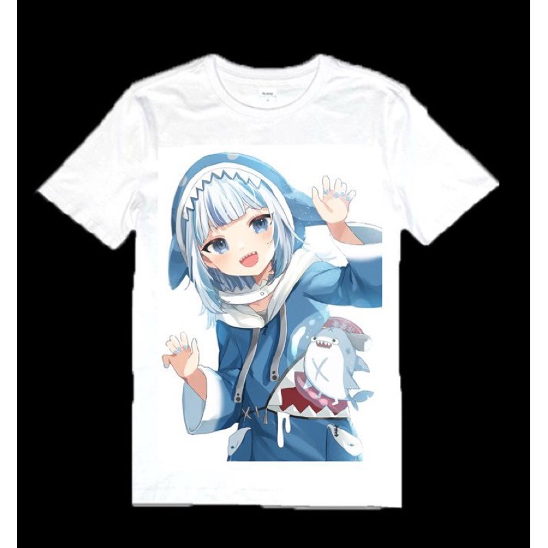 áo in hình Gawr Gura-Hololive/ áo thun Gawr Gura-Hololive